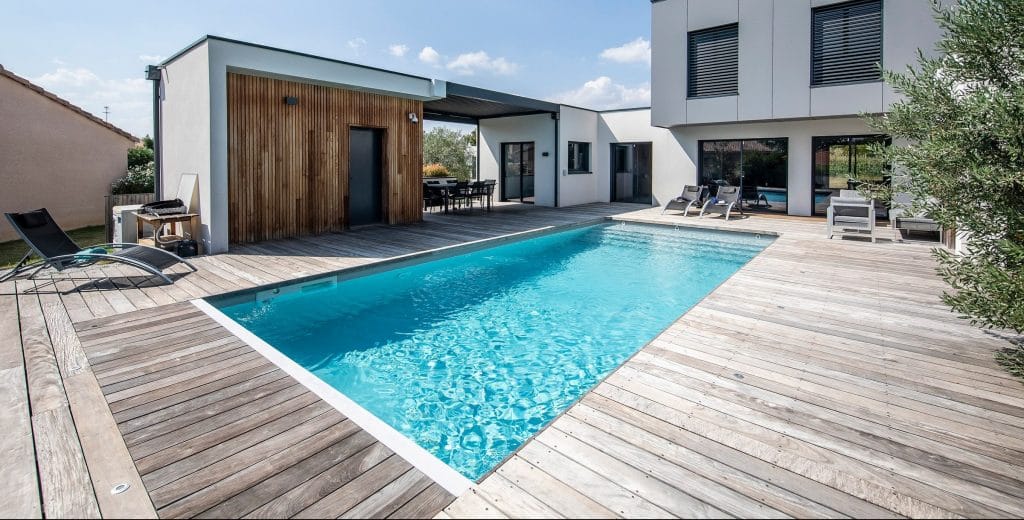 Piscine Magline, maison moderne, HomePool