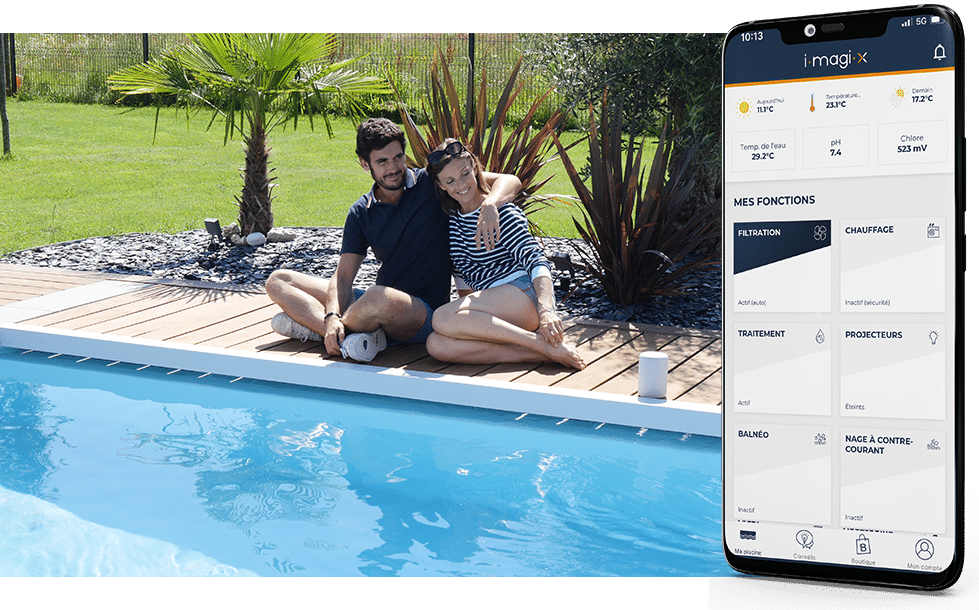 La piscine connectée